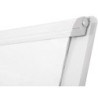Pizarra blanca q-connect con tripode 90x70x195cm para convenciones superficie lacadamagnetica escritura directa