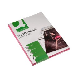 Papel q-connect foto glossy din a4 alta calidad digital photo para ink-jet bolsa de 50 hojas de 260 gr