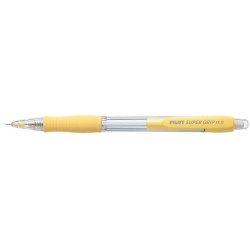 Portaminas pilot super grip amarillo 0,5 mm sujecion de caucho