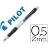 Portaminas pilot super grip negro 0,5 mm sujecion de caucho