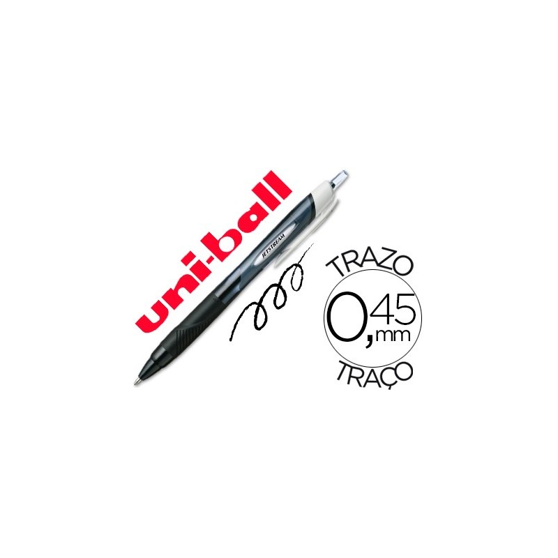 Boligrafo uni-ball jet stream sport sxn-150 tinta hibrida negro Boligrafo uni-ball jet stream sport sxn-150 tinta hibrida negro