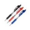 Boligrafo q-connect retractil con sujecion de caucho tinta aceite 0,7 mm color azul