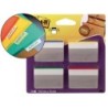 Banderitas separadoras rigidas dispensador 4 colores post-it index 686a-1 grandes 24 banderitas