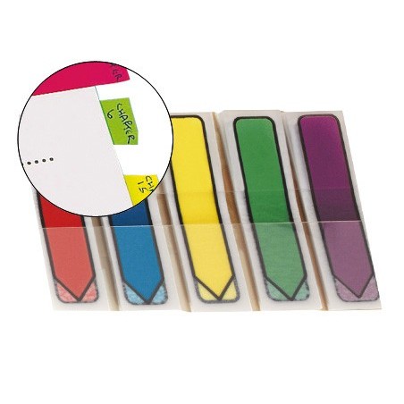 Banderitas separadoras flechas dispensador colores brillantespost-it index 684arr1 100 banderitas
