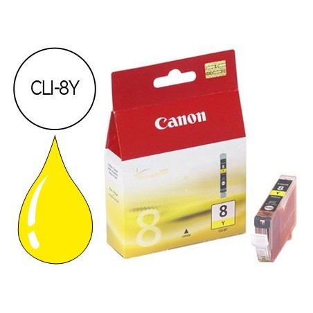 Ink-jet canon ip3300 4200 4300 5200 5200r 5300 6600d 6700d mp500 530 600 800 810 ix4000 ix5000 pro9000-amarillo cli-8