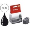 Ink-jet canon ip1200 1300 1600 2200 mp150 160 170 450 460 jx200 55 negro pg-40