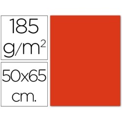 Cartulina guarro tomate 50x65 cm 185 gr
