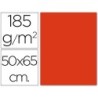 Cartulina guarro tomate 50x65 cm 185 gr