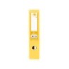 Archivador de palanca liderpapel folio documenta forrado pvc con rado lomo 75mm amarillo compresor metalico
