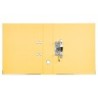 Archivador de palanca liderpapel folio documenta forrado pvc con rado lomo 75mm amarillo compresor metalico