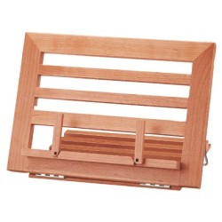 Atril sujetalibros q-connect madera 340x240x170 mm