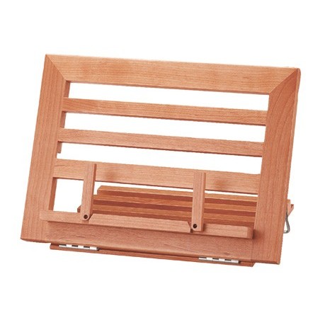 Atril sujetalibros q-connect madera 340x240x170 mm