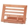 Atril sujetalibros q-connect madera 340x240x170 mm