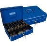 Caja caudales q-connect 12\ 300x240x90 mm azul con portamonedas