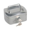 Caja caudales q-connect 6\ 152x115x80 mm plata con portamonedas