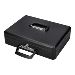 Caja caudales q-connect 14,5\ 370x290x110 mm con portamonedas y bandeja para billetes