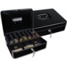 Caja caudales q-connect 12\ 300x240x90 mm negra con portamonedas