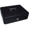 Caja caudales q-connect 12\ 300x240x90 mm negra con portamonedas
