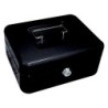 Caja caudales q-connect 8\ 200x160x90 mm negra con portamonedas