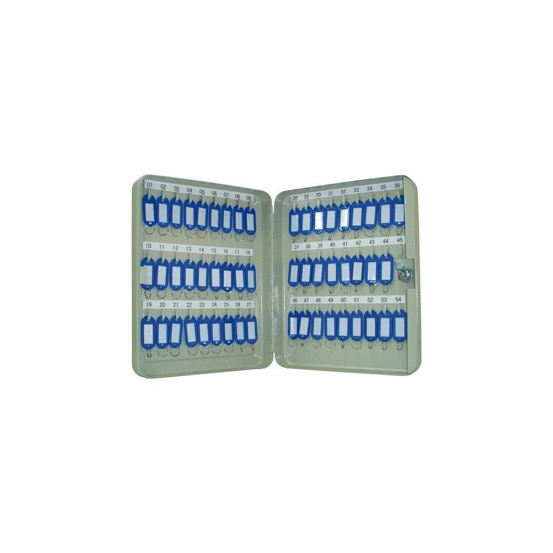 Armario metalico portallaves q-connect 300x240x60 mm para 54 llaves