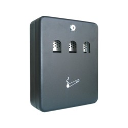 Cenicero buzon q-connect metalico 240x90x300 mm