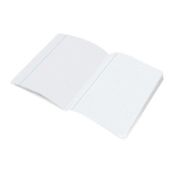 Libreta liderpapel smart a5 80 hojas 60g/m2 cuadro 4mm con margen colores surtidos tapa blanda