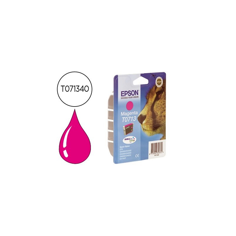 Ink-jet epson stylus d78 dx400 0 dx4050 dx5000 dx5050 dx6000 dx6050 dx7000f magenta
