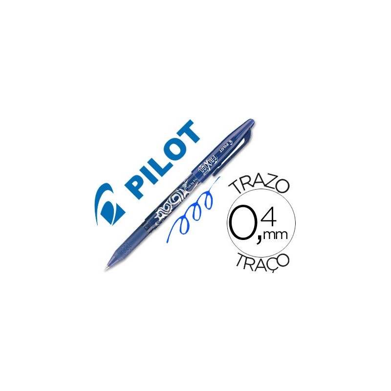 Boligrafo pilot frixion borrable azul