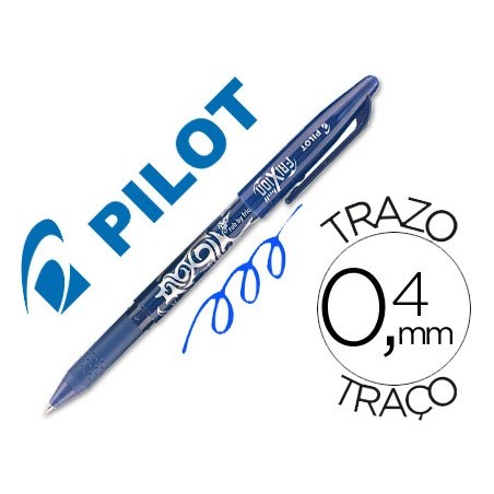 Boligrafo pilot frixion borrable azul