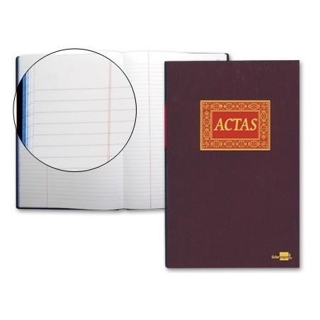 Libro liderpapel folio 100 hojas actas