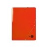 Carpeta liderpapel gomas folio 3 solapas carton plastificado colores surtidos