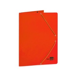 Carpeta liderpapel gomas folio 3 solapas carton plastificado colores surtidos