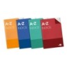 Indice liderpapel tapa cartoncillo cuarto 24 hojas 70g/m2 colores surtidos