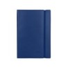 Libreta indice liderpapel similpiel a6 120 hojas 70g/m2 color azul