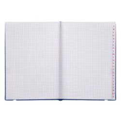Libreta indice liderpapel similpiel a6 120 hojas 70g/m2 color azul