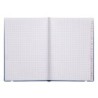 Libreta indice liderpapel similpiel a6 120 hojas 70g/m2 color azul