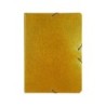 Carpeta proyectos liderpapel folio lomo 70mm carton gofrado amarilla