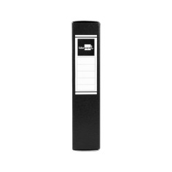 Carpeta proyectos liderpapel folio lomo 70mm carton gofrado negra