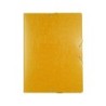 Carpeta proyectos liderpapel folio lomo 30mm carton gofrado amarilla