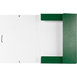 Carpeta proyectos liderpapel folio lomo 30mm carton gofrado verde
