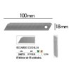 Repuesto cuter q-connect ancho para modelos kf10632/kf10635/kf10937/kf10634 cuchilla 18 mm blister 12 unidades