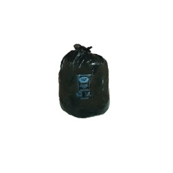 Bolsa basura industrial negra 90x110cm galga 200 rollo de 10 unidades