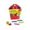 Lapices cera giotto super bebe caja de 10 colores surtidos  sacapuntas
