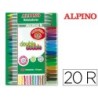 Rotulador alpino double double punta gruesa y punta fina caja de 204 colores surtidos