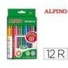 Rotulador alpino standard caja de 12 colores surtidos