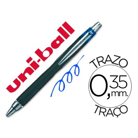 Boligrafo uni-ball jetstream sxn-210 retractil tinta hibrida color azul