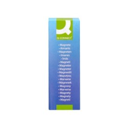 Iman para sujecion q-connect ideal para pizarras magneticas35 mm colores surtidos caja de 10 unidades