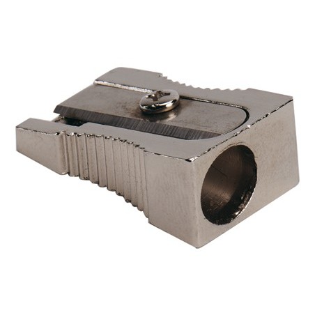 Sacapuntas q-connect metalico 1 uso cuña