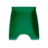 Bandeja sobremesa plastico q-connect verde opaco 240x70x340 mm