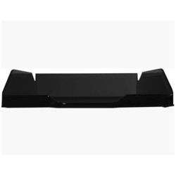 Bandeja sobremesa plastico q-connect negro opaco 100% reciclado 240x70x340 mm